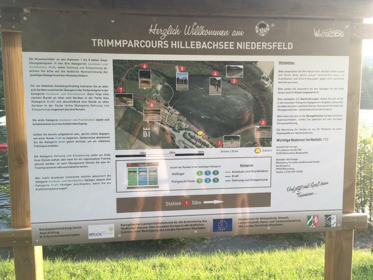 App Mit Seeblick Am Hillebachsee In Winterberg Ot Exterior photo